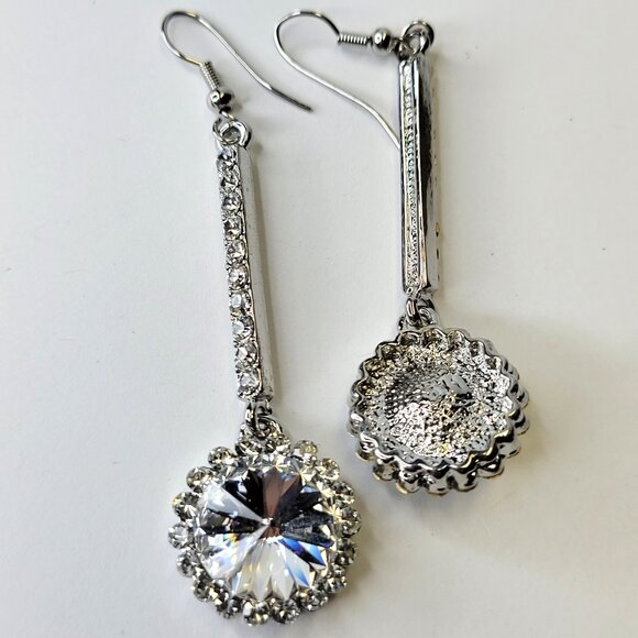 Crystal Chandelier Earrings Crystal Drop Long Earrings - Picture 11 of 13